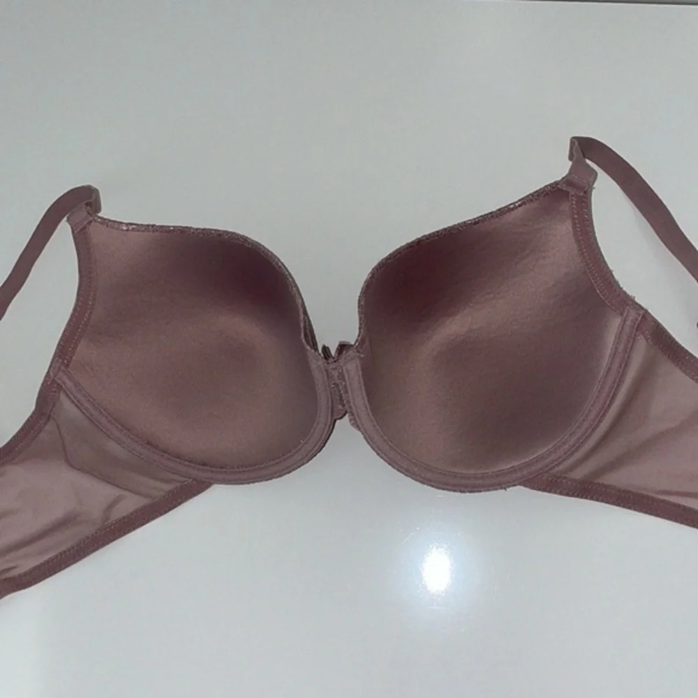 Laura Ashley 40DD Rose Beige Comfort 2598-16 Push‎ Up Underwire Bra. EUC